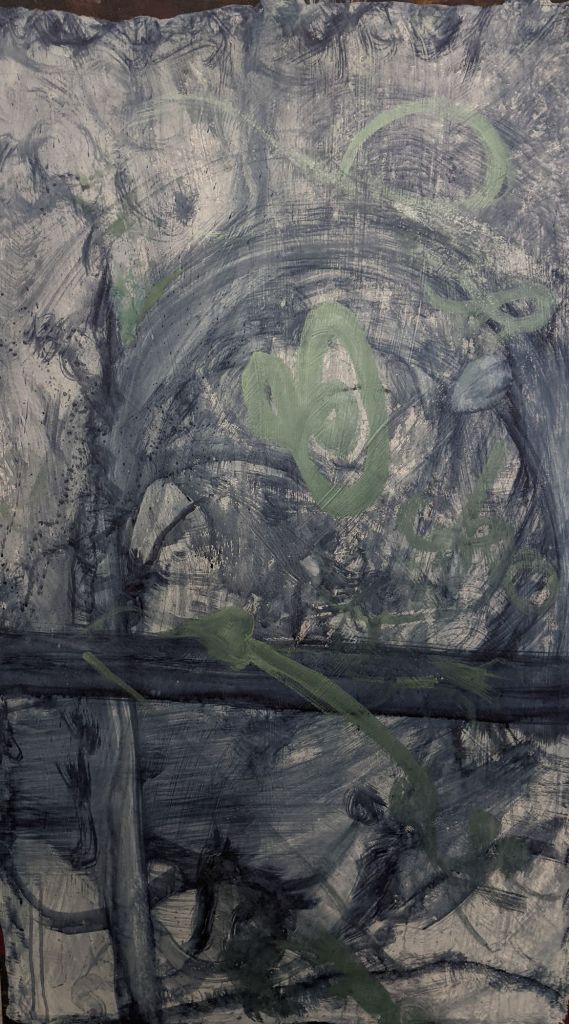 The Stolen Kiss, abstract art by jenn*